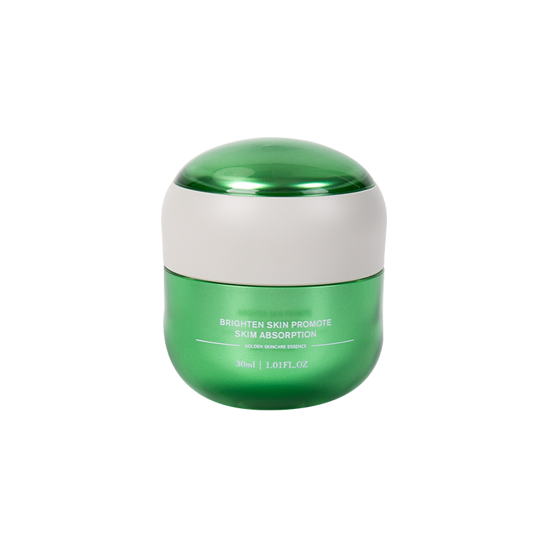 Huidverzorging metalen textuur crème pot 