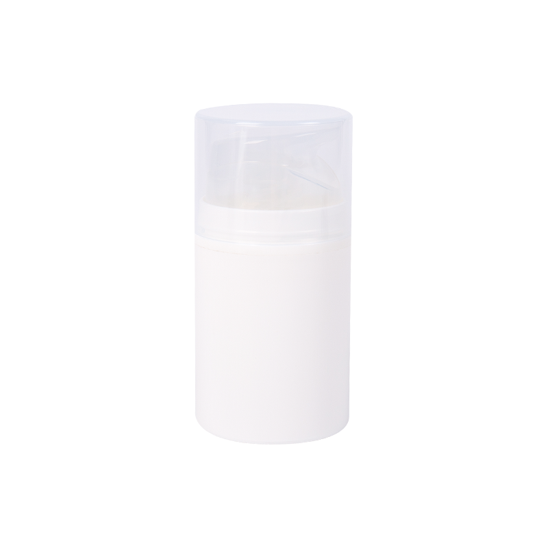 Pure witte plastic vacuümpomplotionfles 