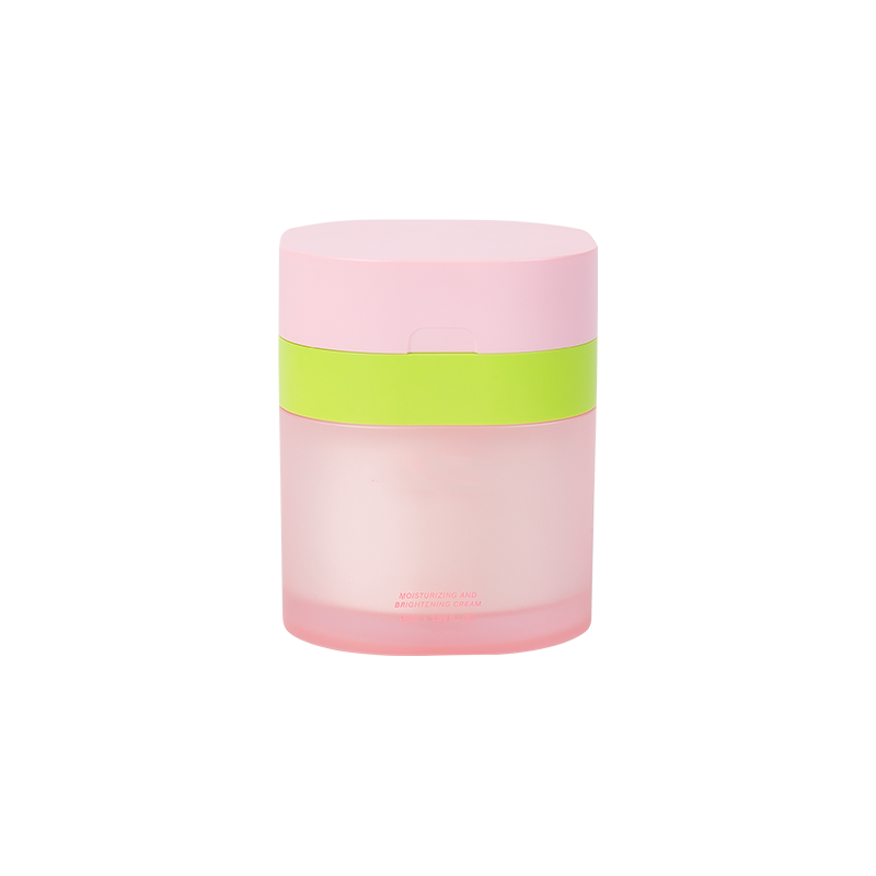 Getint mat glazen schaal Airless Pump Lotion Jar