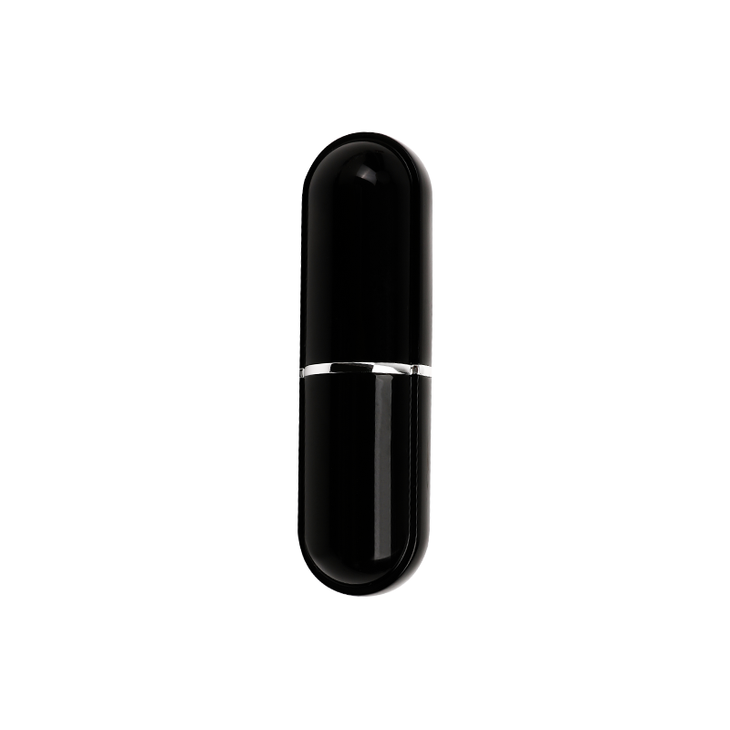 84,9 mm zwarte lippenbalsem lippenstiftcapsule