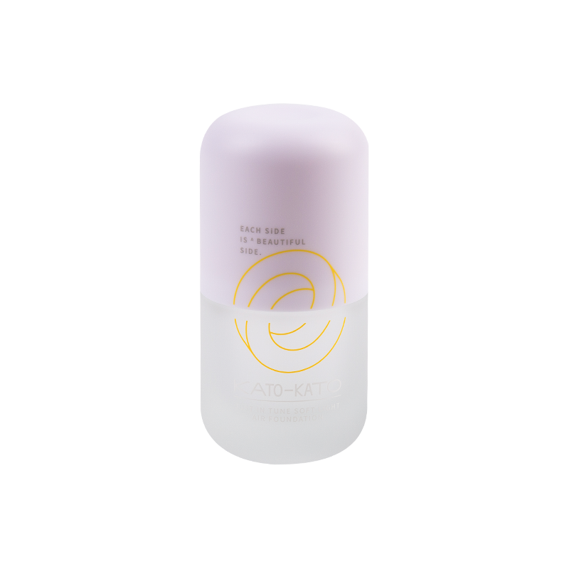 30 ml capsule-vormige cosmetische glazen fles met ABS-dop