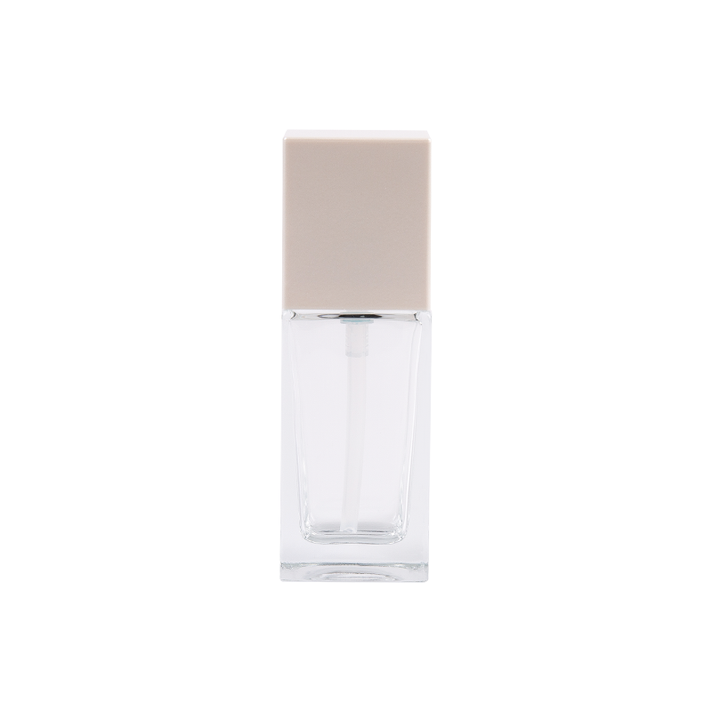 30 ml transparante glazen vierkante buis