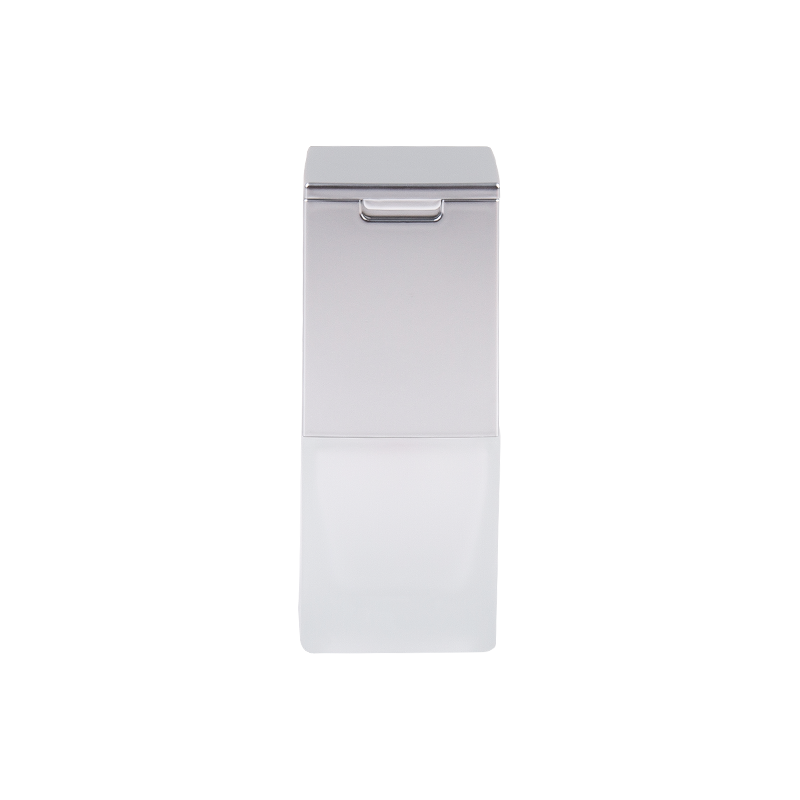 30 ml slanke zilveren glas cosmetische dispenser