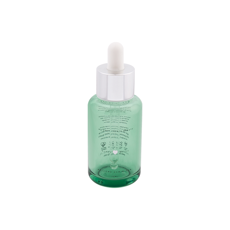 50 ml groene glazen serum druppelaar fles