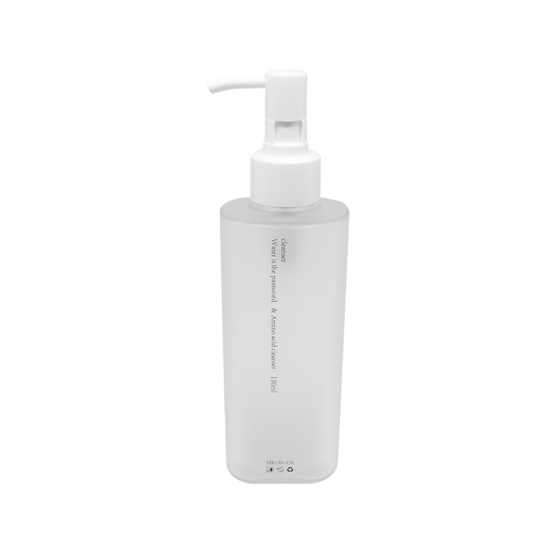 PETG 130 ml afgeronde hoeken schuimende reinigingsfles