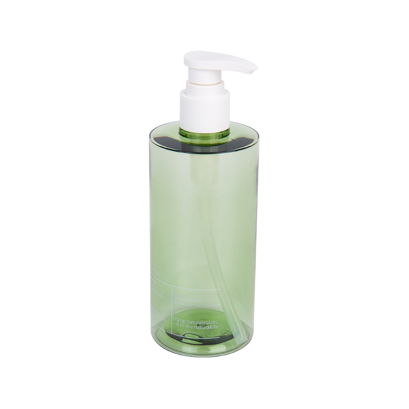 300 ml elegante lange groene PETG -pompfles