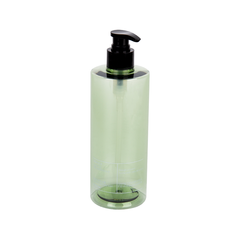 500 ml elegante petg groene pompfles