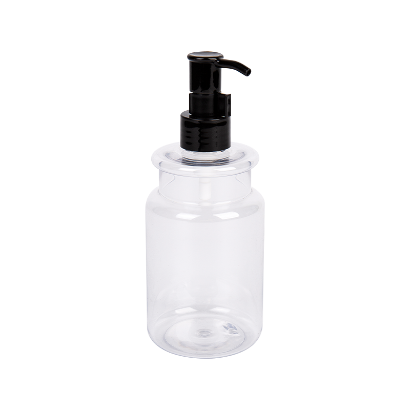 300 ml duidelijke pet cosmetische pompfles